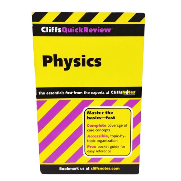 CliffsQuickReview Physics Adams, Scott and Huetinck, Linda Paperback Exam Prep - Picture 1 of 6
